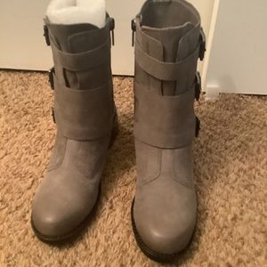 Vince Camino Leather  Motorcycle Boot NWOT